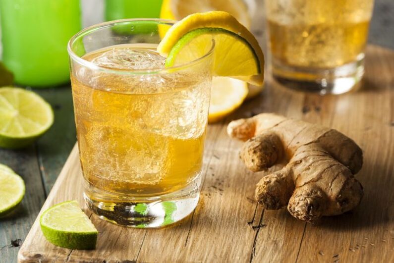 beber con xenxibre e limón para aumentar a potencia
