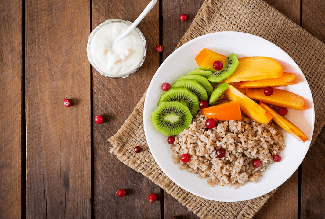 almorzo saudable para a potencia dos homes
